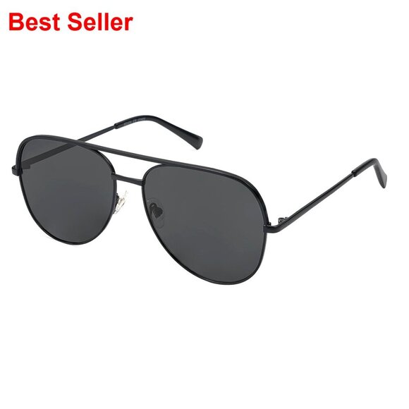 Large Oversized Aviator Sunglasses UV400 Protection Classic Trendy main image 4